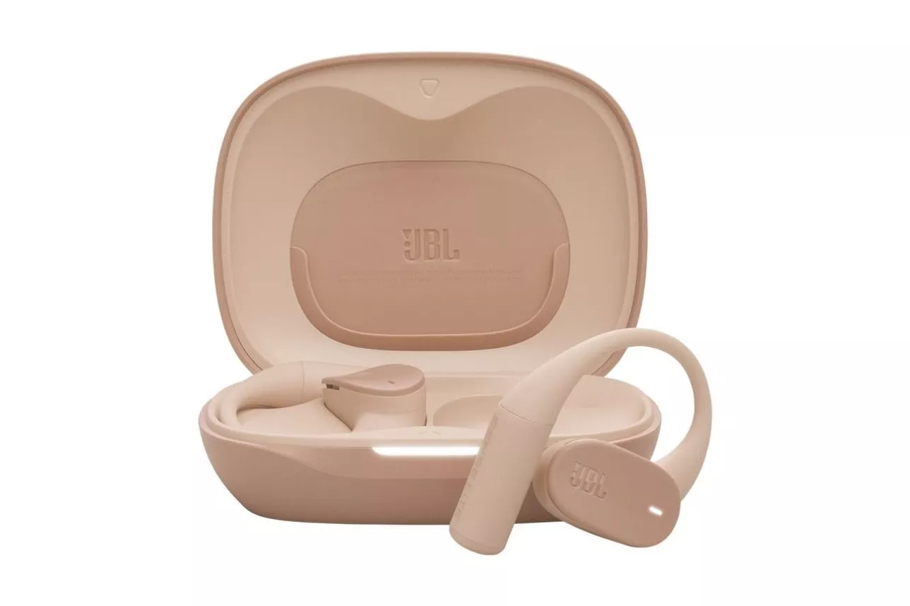 Auriculares JBL Sense Lite inalámbricos Bluetooth para llamadas y música con OpenSound y protección IP54 beiges