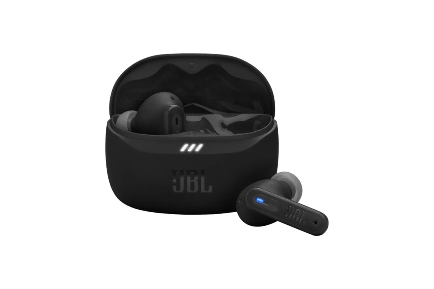Auriculares JBL Tune Beam 2 inalámbricos Bluetooth 5.3 con Cancelación de Ruido, resistentes IP54, uso llamadas y música, color negro