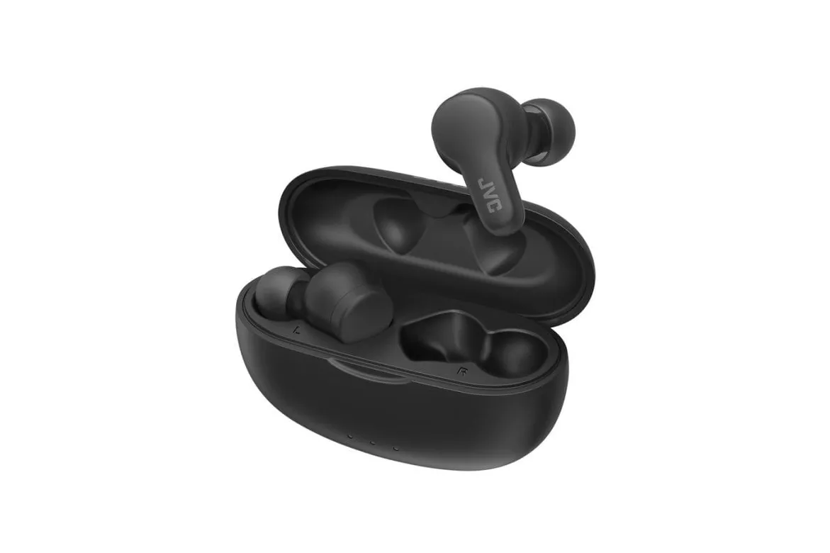 Auriculares JVC HA-A7T2 inalámbricos Bluetooth para llamadas y música con IPX4, negros