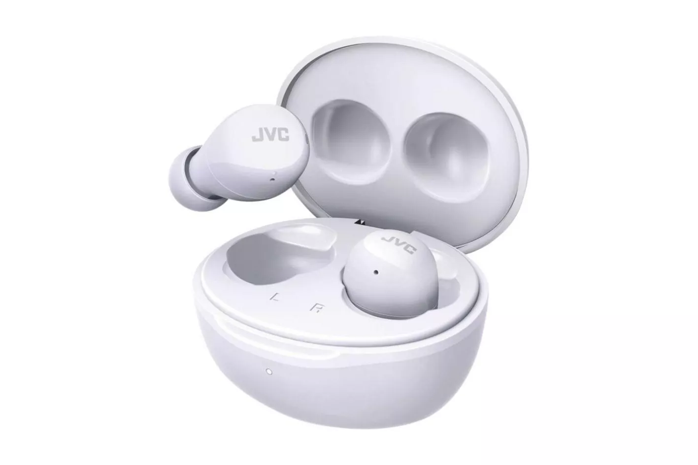Auriculares JVC HA-Z66T inalámbricos Bluetooth True Wireless con micrófono, táctiles y protección IPX4, blancos