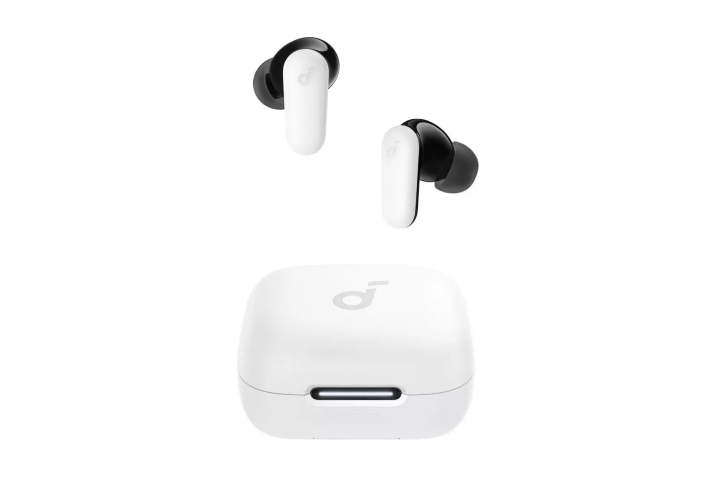 Auriculares Soundcore P30i inalámbricos Bluetooth con Cancelación de Ruido, micrófono y protección IP54, color blanco