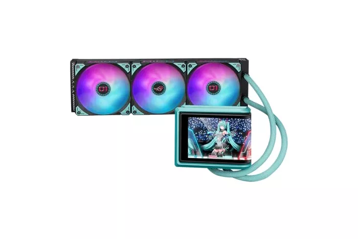 Refrigeración Líquida Asus ROG Ryuo IV 360 ARGB 360mm 3 Ventiladores AMOLED ARGB