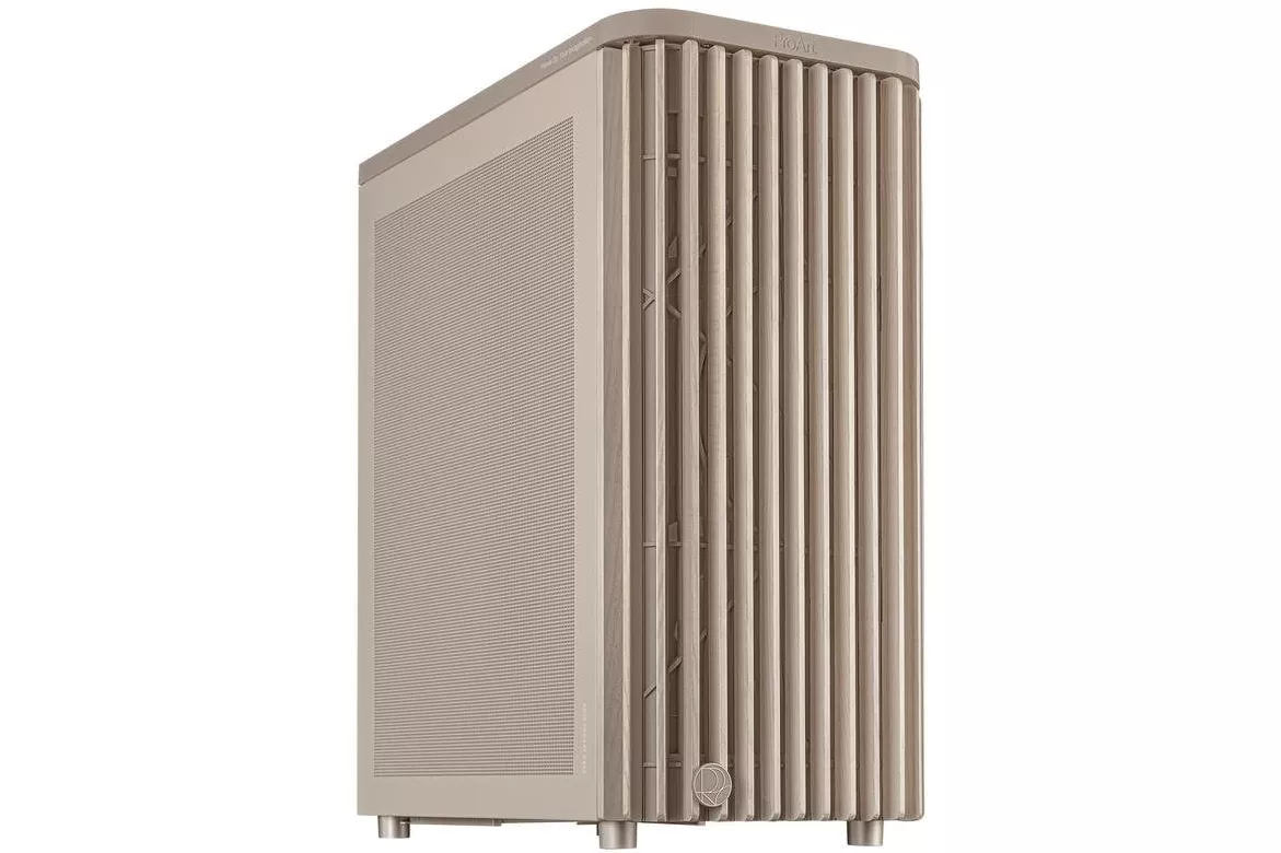 Carcasa Asus Proart PA401 Wood Mesh PWM Beige ATX Madera Hogar/Oficina