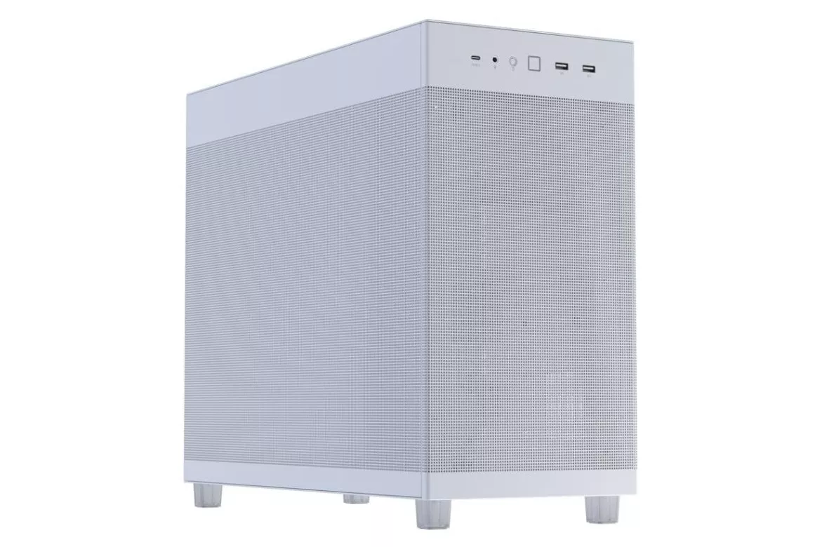 Caja PC Asus PRIME AP303 Mesh Blanca ATX Gestión Avanzada Gaming