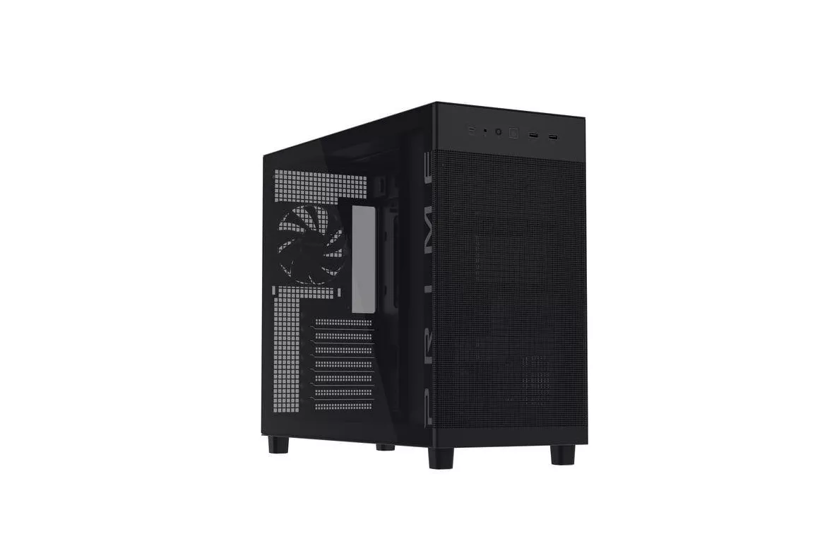Caja PC Asus PRIME AP303 TG Cristal Templado USB-C Negro Micro ATX ATX