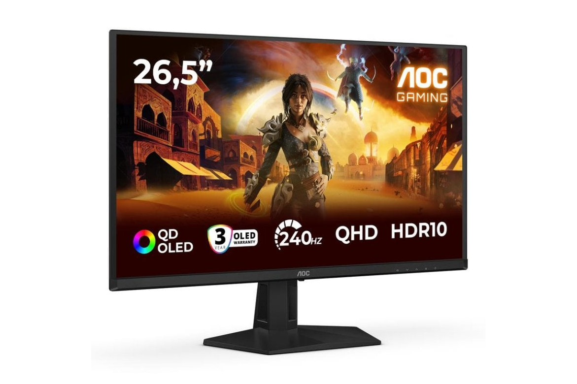 KOORUI 27 inch gamingmonitor QHD (2560 x 1440), 170 Hz, 1 ms, DCI-P3 90
