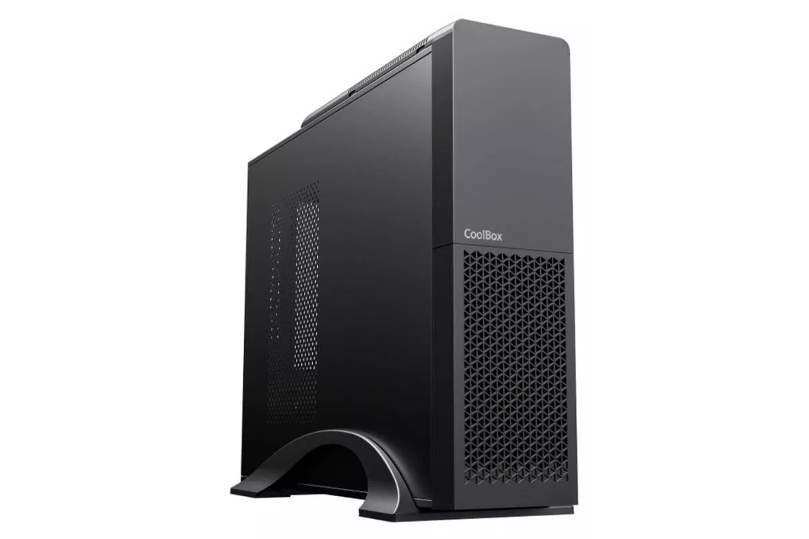 Caja PC CoolBox T313 Slim Micro ATX USB-C USB 3.2 500W Negro