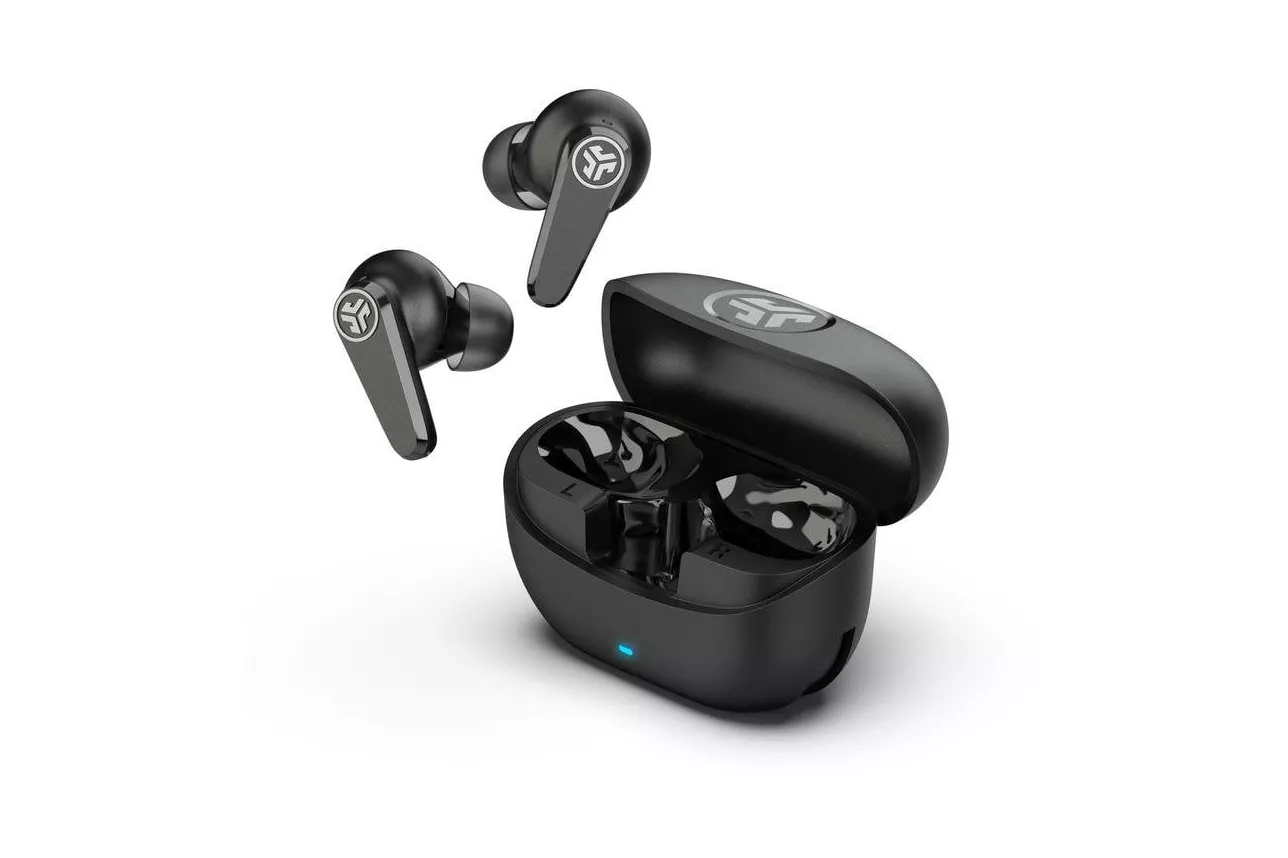 Auriculares JLab Go Pods ANC inalámbricos Bluetooth con Cancelación de Ruido y control táctil negros