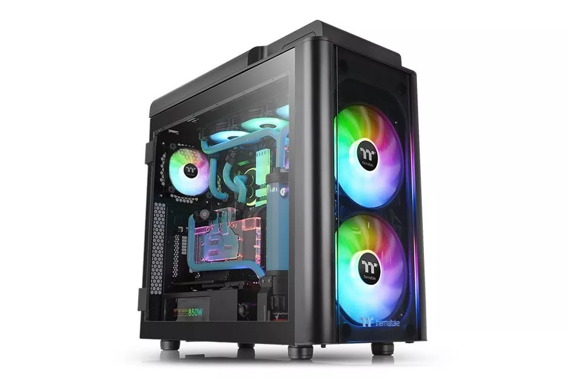 Thermaltake Level 20 GT ARGB Black Cristal Templado USB 3.1 RGB Negro