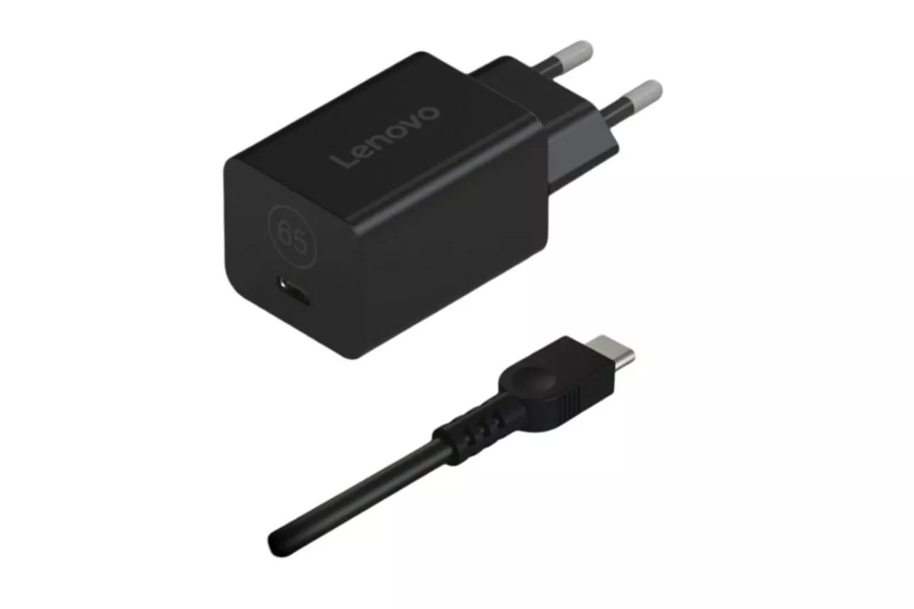 Fuente de Alimentación Lenovo 40AWGN65EU 65W Alta eficiencia cable 1,8 m USB-C