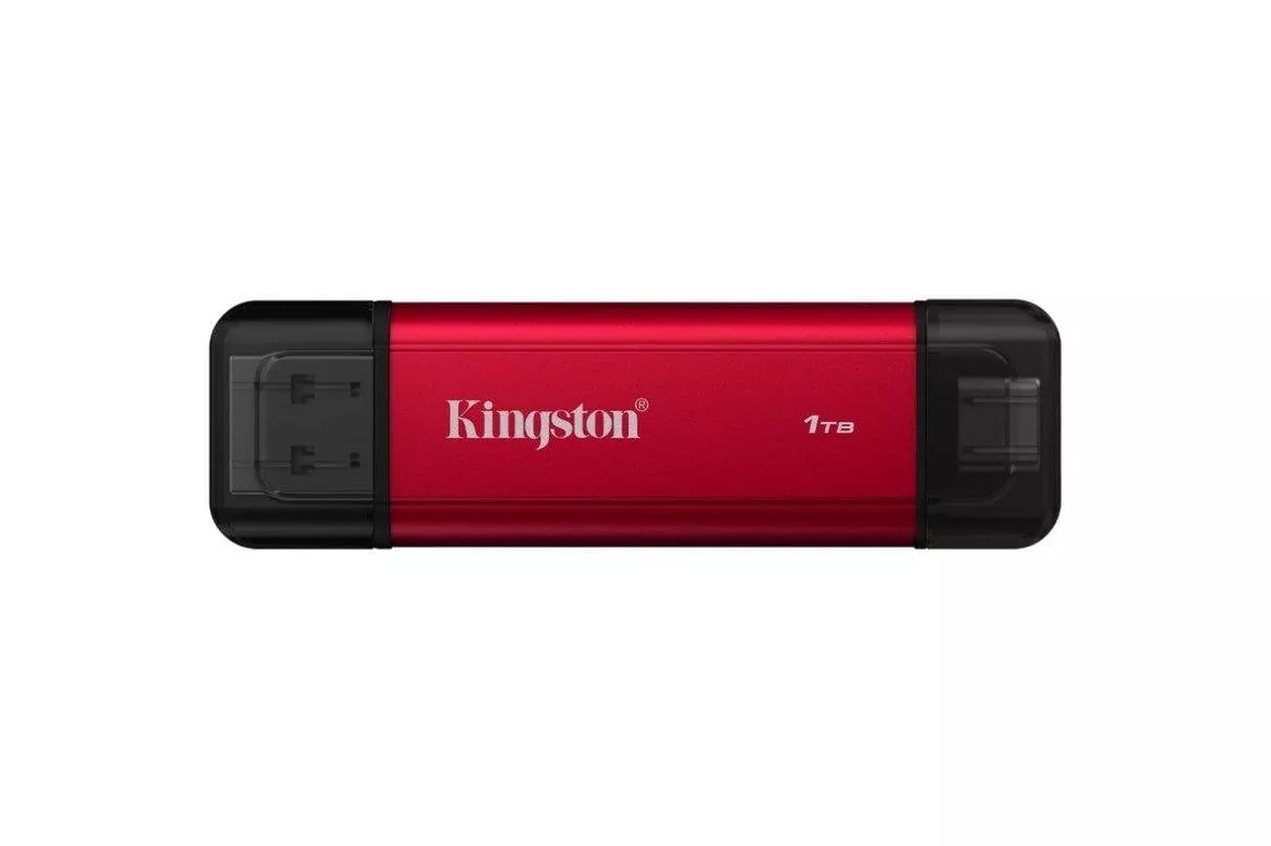 Disco Duro Kingston Dual USB-A/C 1TB SSD Portátil 1050MB/s Compacto
