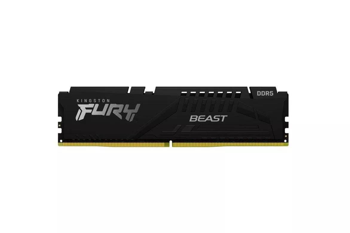 Memoria RAM Kingston FURY Beast 128GB 2x64GB DDR5 5600MHz CL36 Intel XMP AMD EXPO Negro