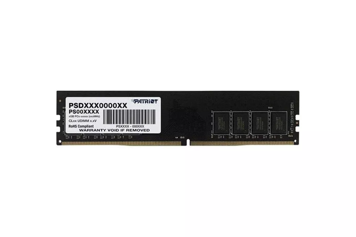 Memoria RAM Patriot Signature Line PSD48G32002 8GB 1x8GB DDR4 3200MHz CL22 UDIMM sin ECC Negro