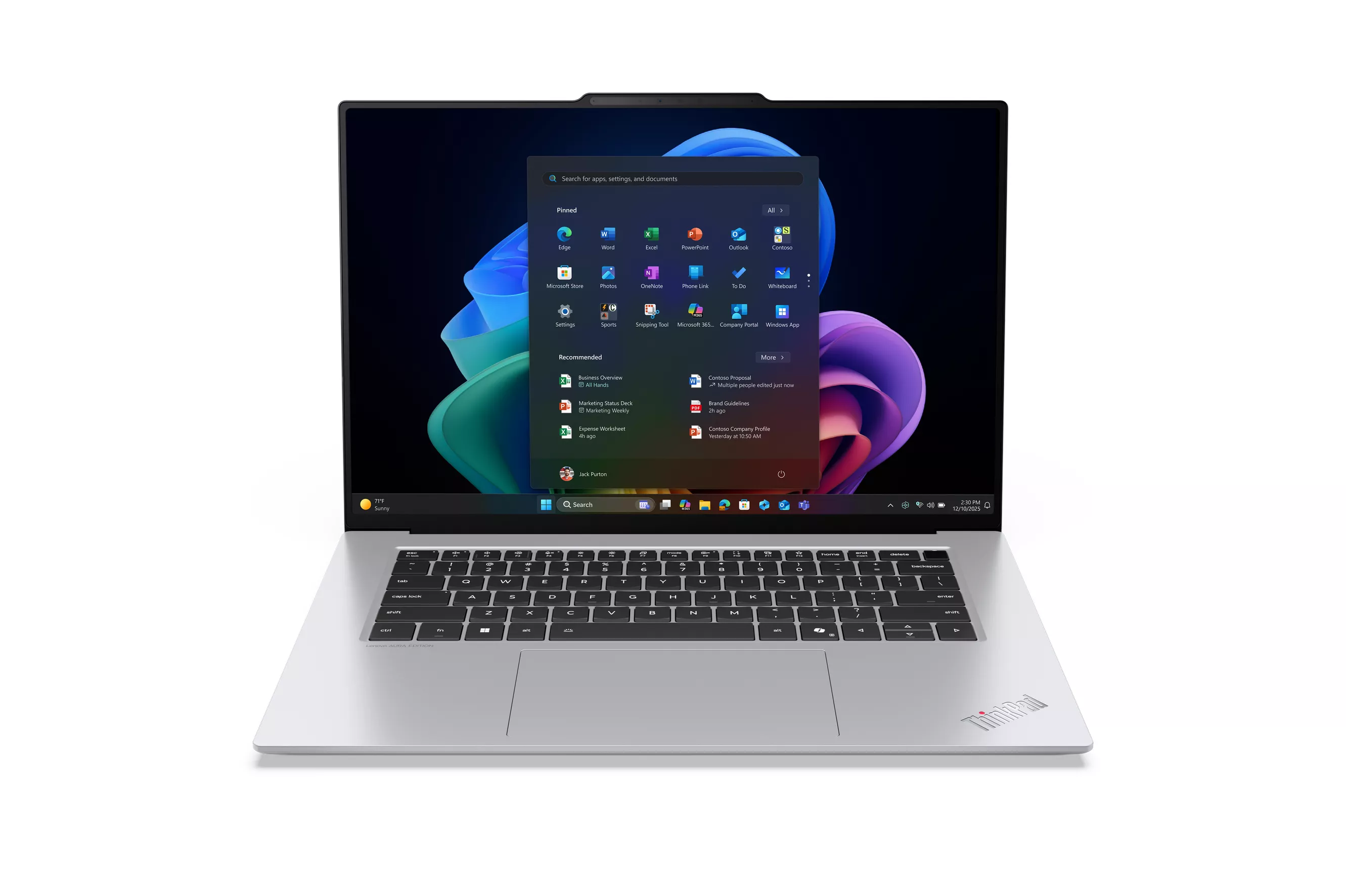 Portátil Lenovo ThinkPad X9-15 Gen 1 Aura Edition 15.3