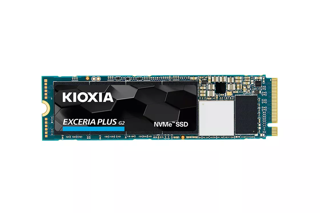 KIOXIA EXCERIA PLUS G2 NVMe SSD 500GB M.2 2280 PCIe 3.0 x4 - internes Solid-State-Module