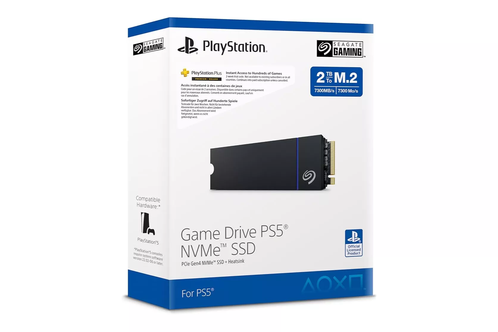 Game Drive PS5 NVMe SSD 1 TB, Unidad de estado sólido