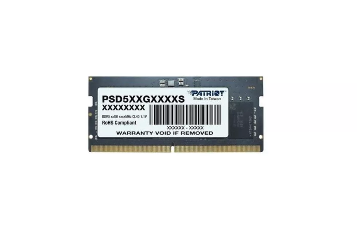 Memoria RAM Patriot Signature PSD516G560081S 16GB 1x16GB DDR5 5600MHz CL46 SO-DIMM Portátil