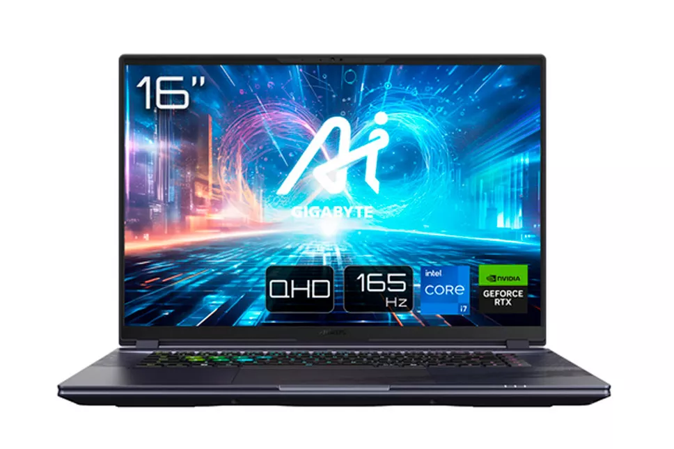 Portátil Gigabyte AORUS 16X ASG-53ESC54SH i7-14650HX RTX 4070 16GB 1TB 16