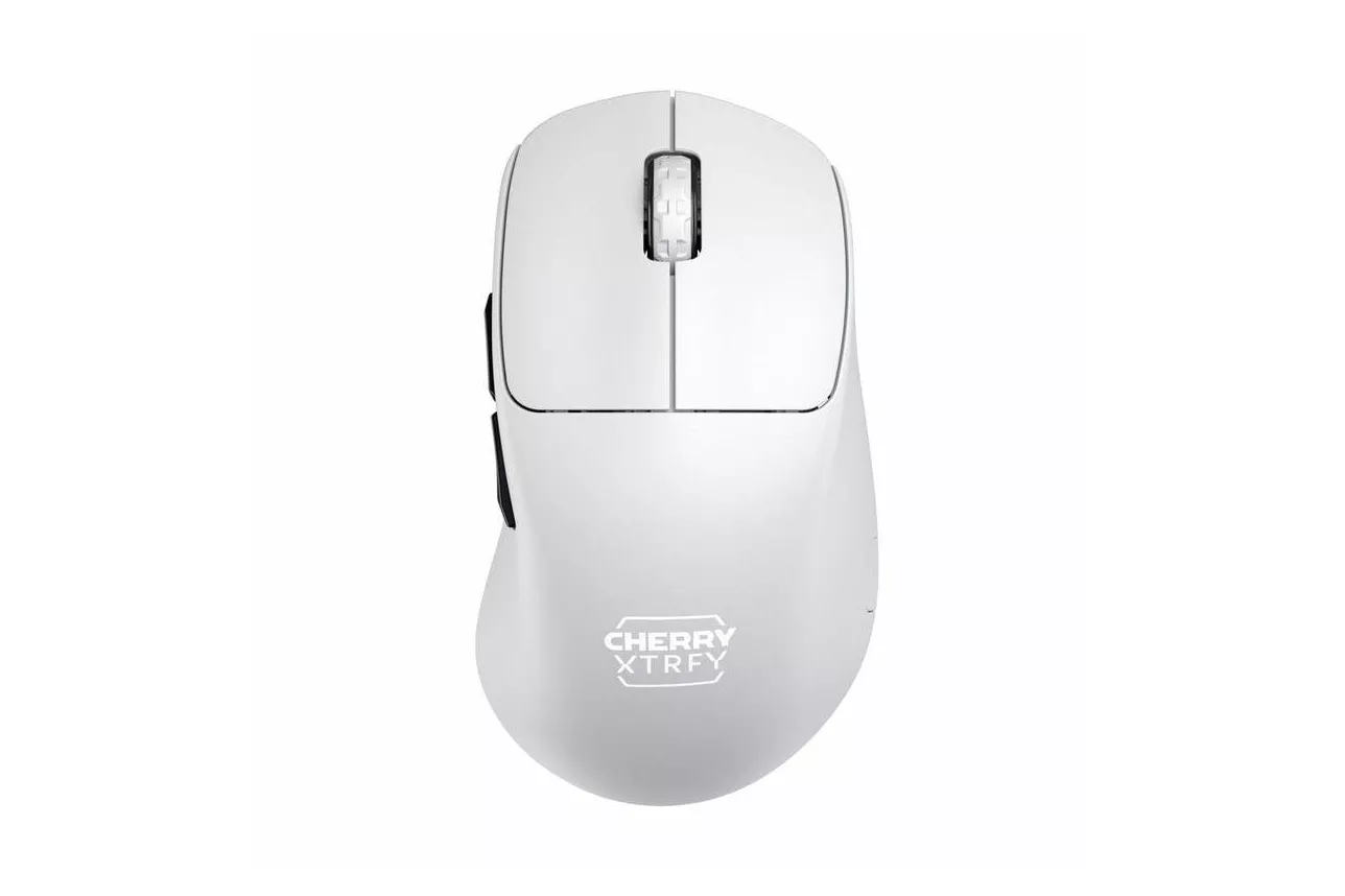 Ratón CHERRY XTRFY M64 Pro Wireless 26000 DPI 8000Hz Blanco Ultraligero