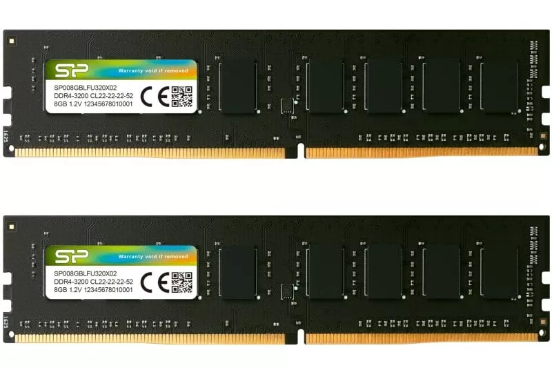 Memoria Ram Silicon Power SP016GBLFU320X22 16GB 2x8GB DDR4 UDIMM 3200MHz CL22