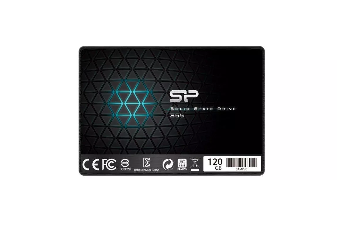 Disco Duro Silicon Power Slim S55 120 GB SSD 2,5