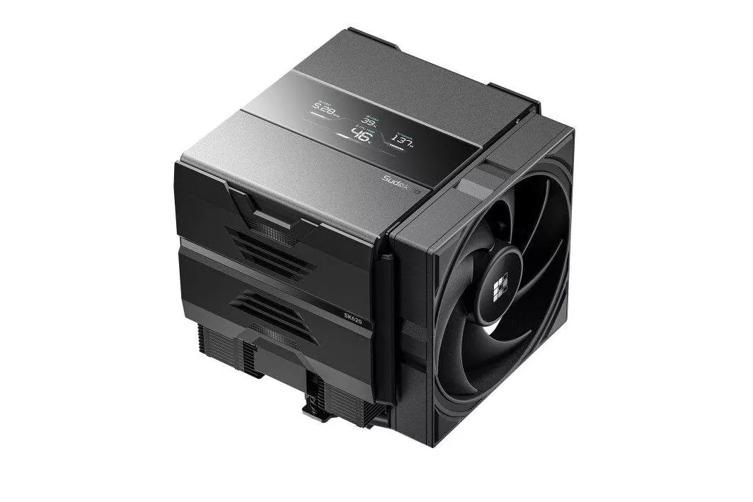 Refrigeración Aire Sudokoo Socket AM5 120mm SK620V Doble Torre Pantalla Digital