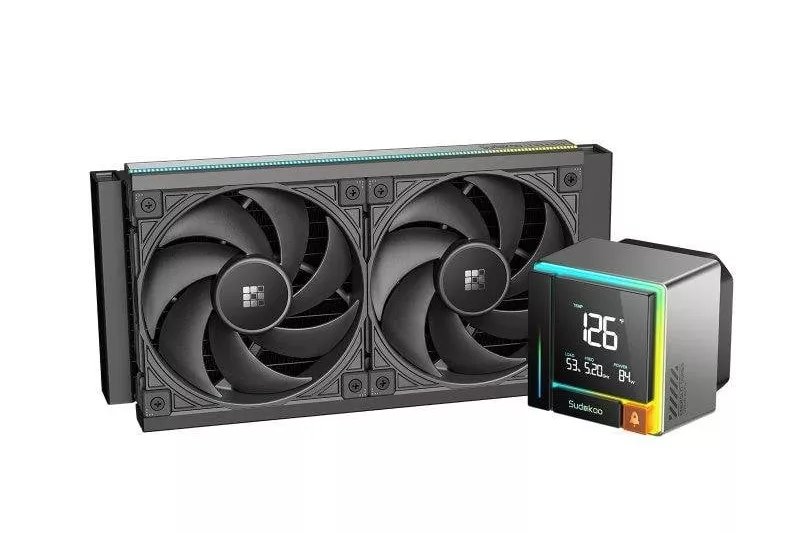 Refrigeración Líquida Sudokoo Energlo 240mm 3 Ventiladores PWM Pantalla LCD ARGB