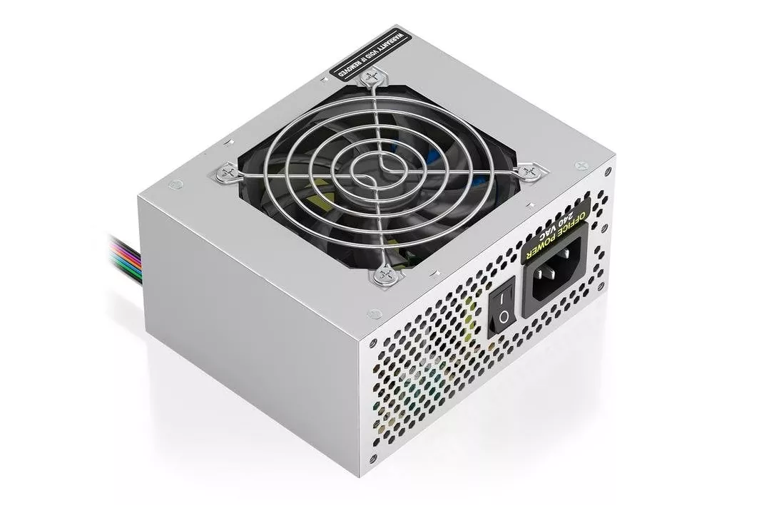 Fuente de Alimentación Aisens SFX 500W ATX 2.0 Protecciones OCP OVP Ventilador 80 mm Plata