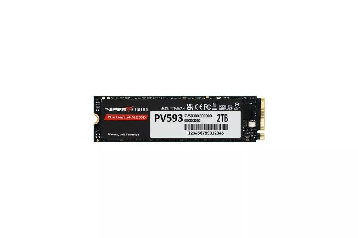 Disco Duro Patriot Viper PV593 2TB M.2 NVMe PCIe 5.0 14000MB/s Ultra Rendimiento