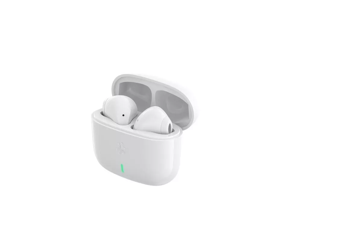 Auriculares Celly TIPS1WH inalámbricos Bluetooth para música y llamadas blancos