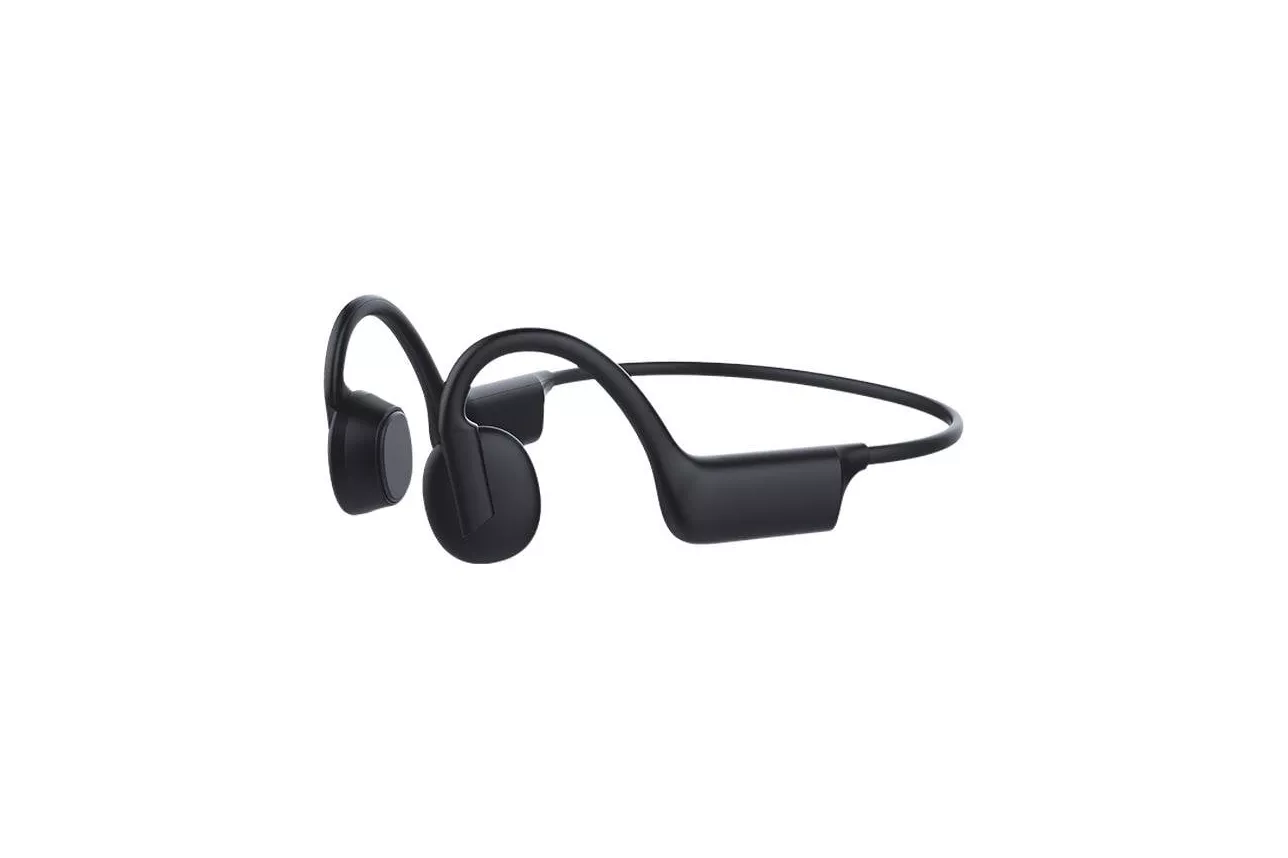 Auriculares DCU Bone Sound inalámbricos Bluetooth para deporte, OpenEar y micrófono, color negro