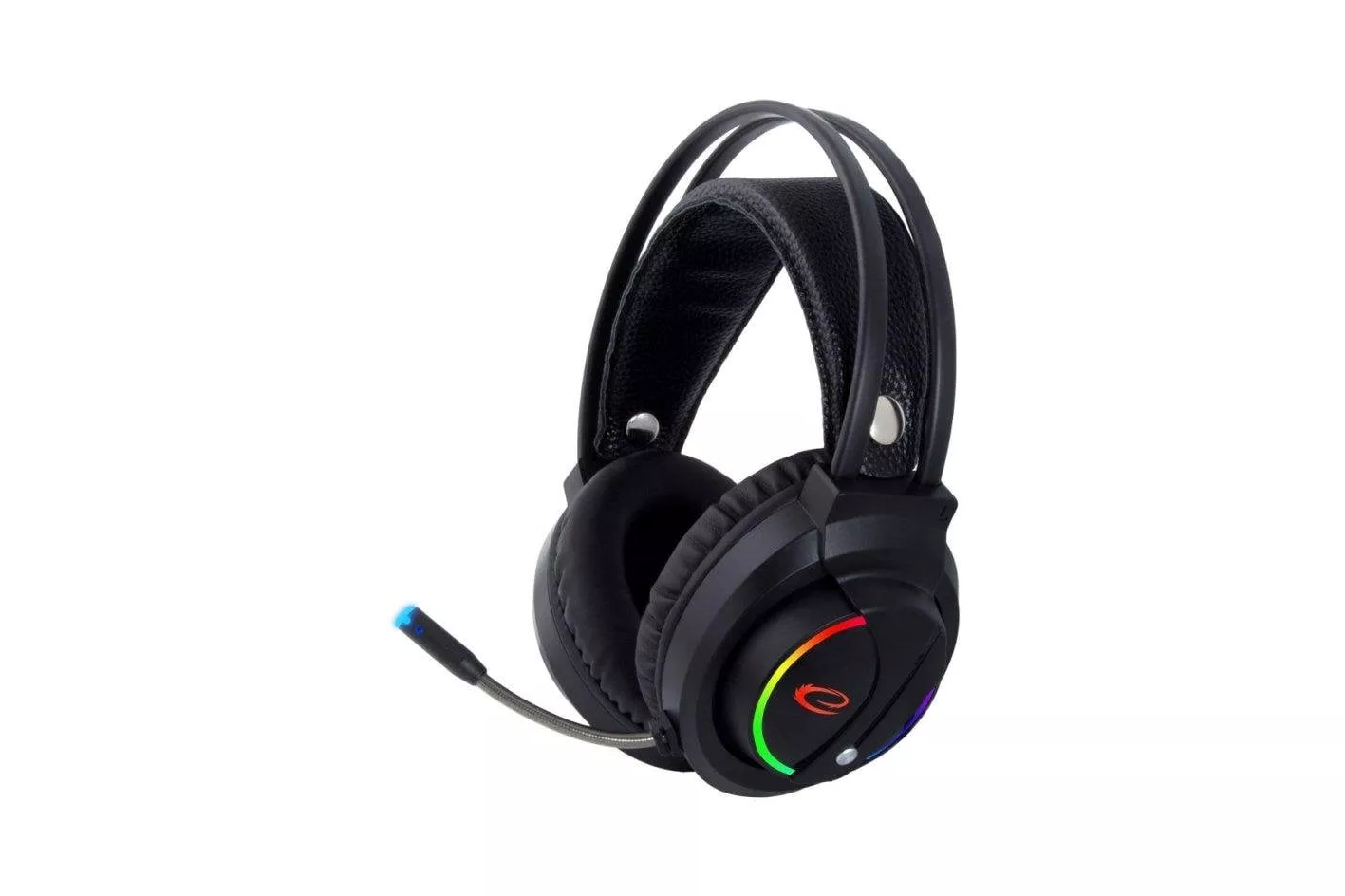 Auriculares Esperanza Egh470 con cable 3,5 mm Gaming con iluminación y micrófono Negro
