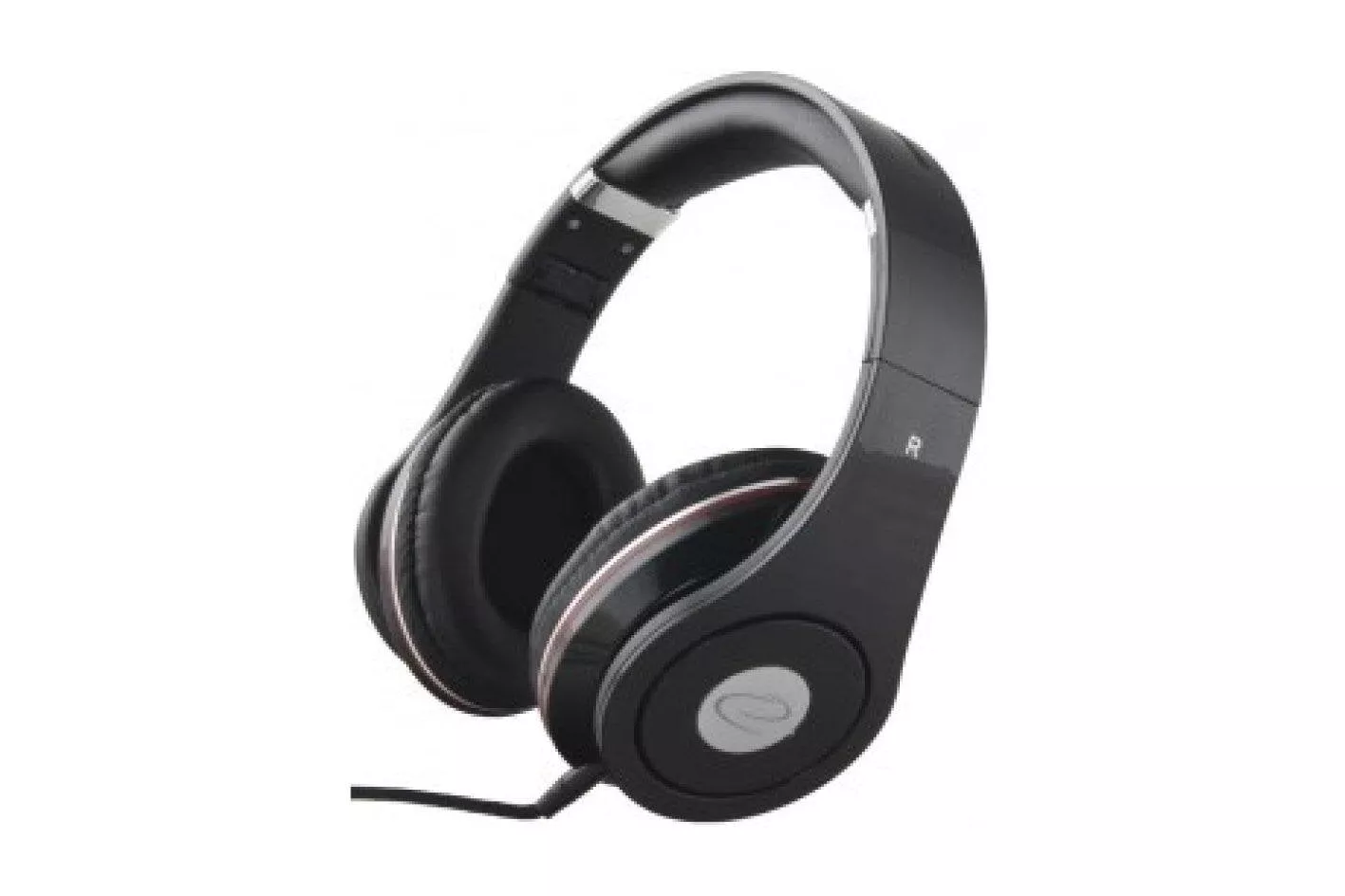 Auriculares Esperanza EH141K con cable Conectividad Jack 3,5 mm para música color negro