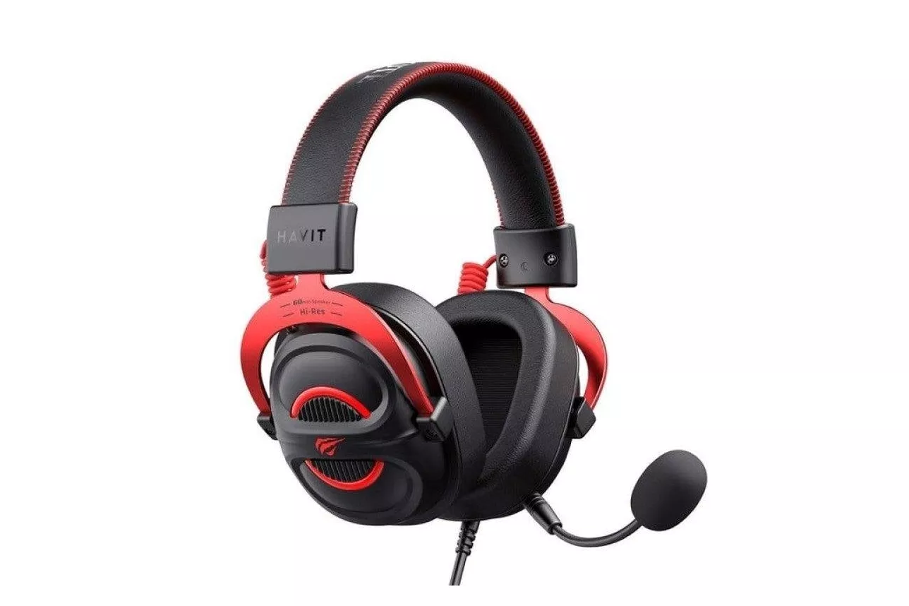 Auriculares Havit H2002e con cable Conector 3,5 mm Gaming Diadema Rojo y Negro