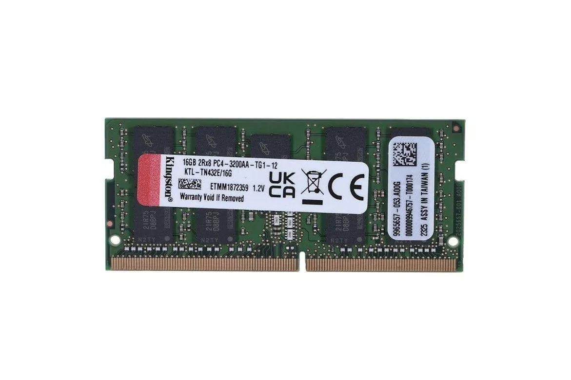 Memoria RAM Kingston KTL-TN432E/16G 16GB 1x16GB DDR4 3200MHz CL22 ECC SO-DIMM Unbuffered