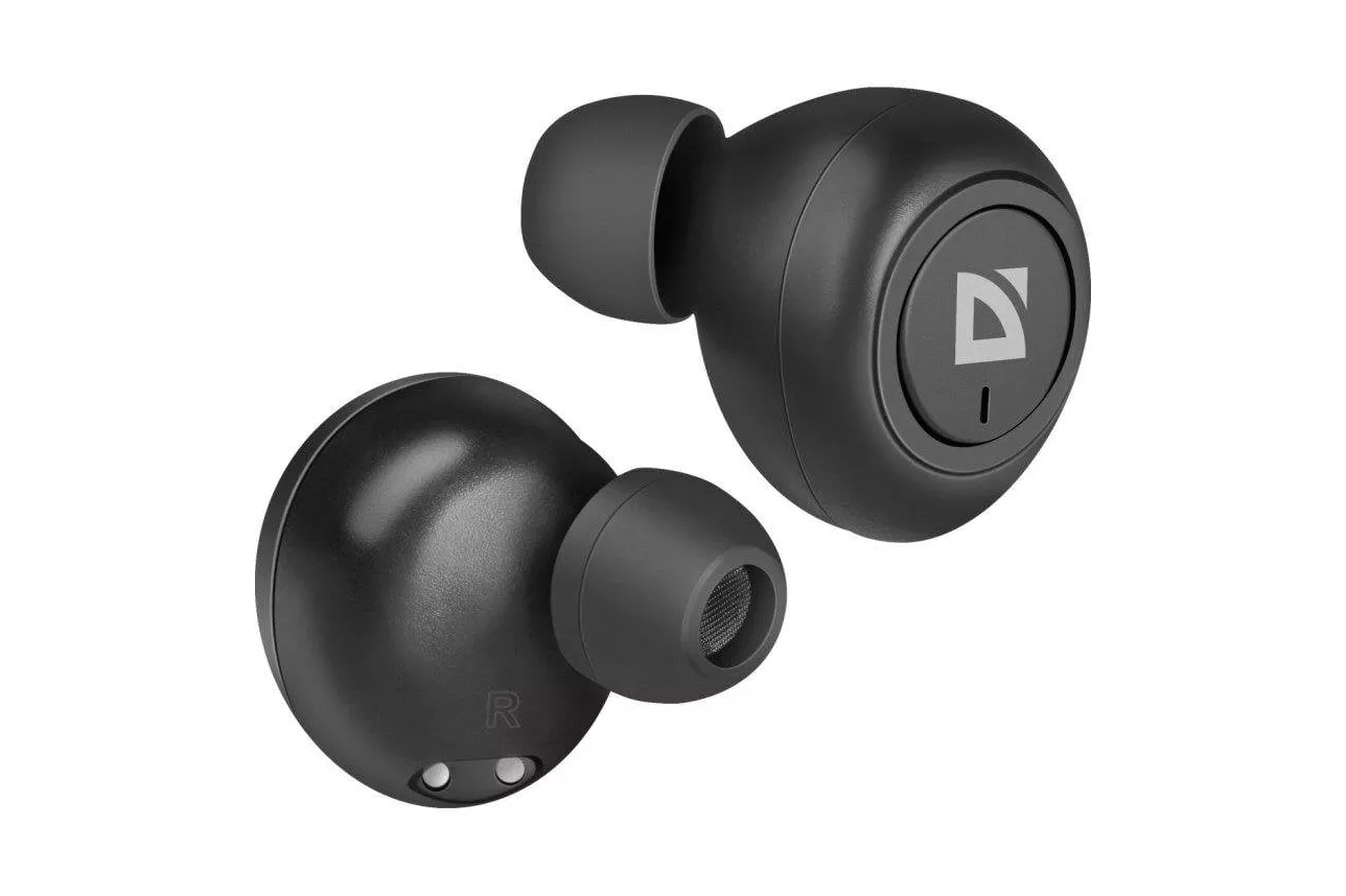 Auriculares Defender Twins 638 inalámbricos Bluetooth Llamadas y música intraurales negros