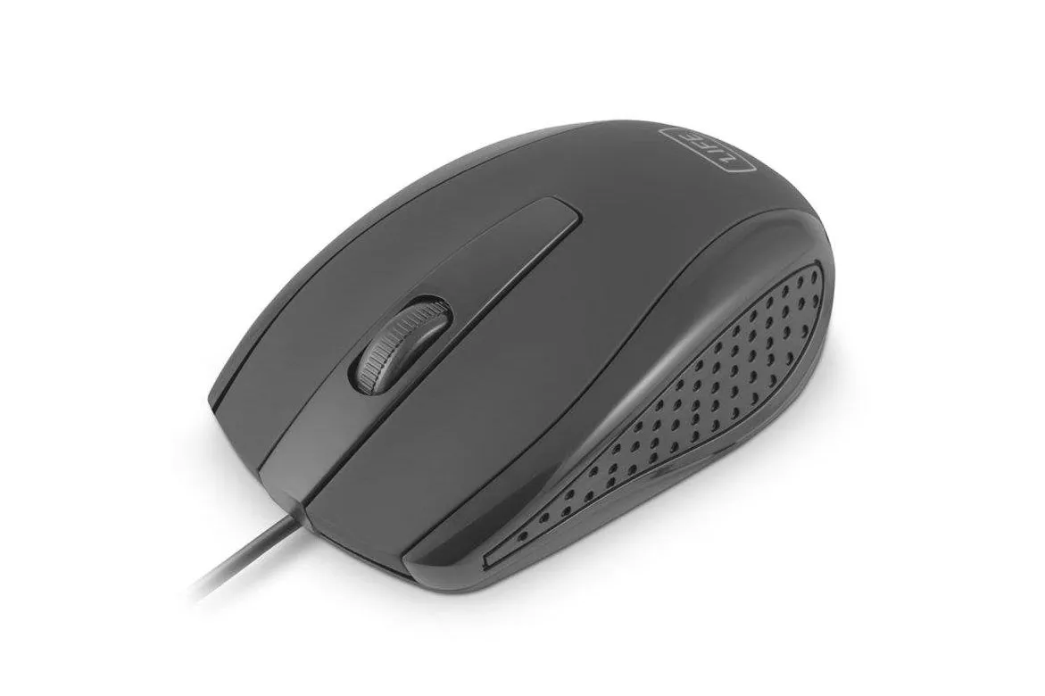 Ratón 1Life m:source USB 1000 DPI Negro Precisión Plug & Play