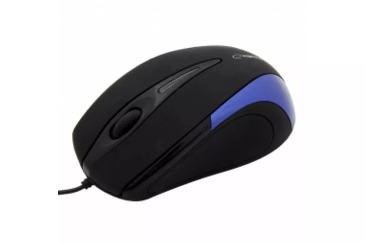 Ratón Esperanza EM102B USB 800 DPI Negro Azul Oficina PC Rueda