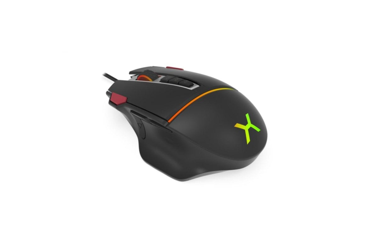Ratón KRUX Fuze Pro USB tipo A 12000 DPI Negro RGB 11 Botones ...