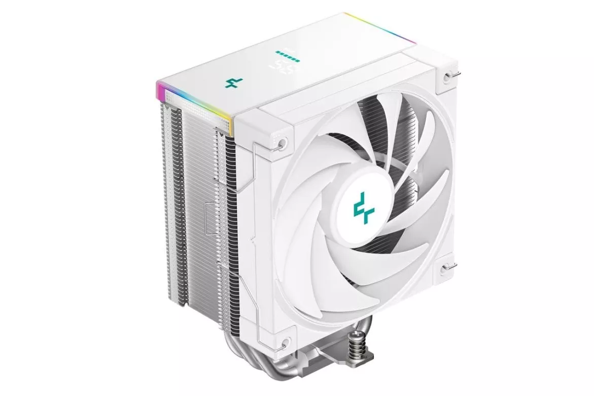 Refrigeración Aire DeepCool Socket AM4 AM5 120 mm AK500S Digital SE WH Pantalla LED