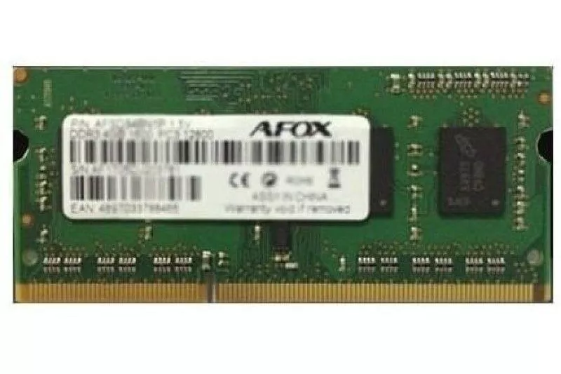 Memoria RAM Afox AFSD38BK1L 8GB 1x8GB DDR3L 1600MHz SO-DIMM 1,35V