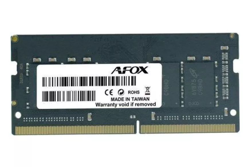 Memoria RAM AFOX AFSD416PS1P 16GB 1x16GB DDR4 3200MHz SO-DIMM No-ECC Unbuffered