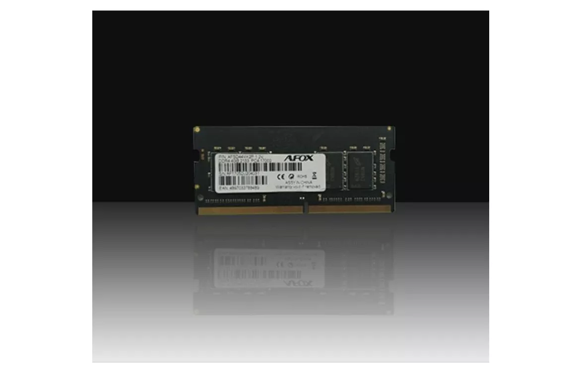 Memoria RAM Afox DDR4 8GB 1x8GB SO-DIMM 2400MHz CL17 Negro