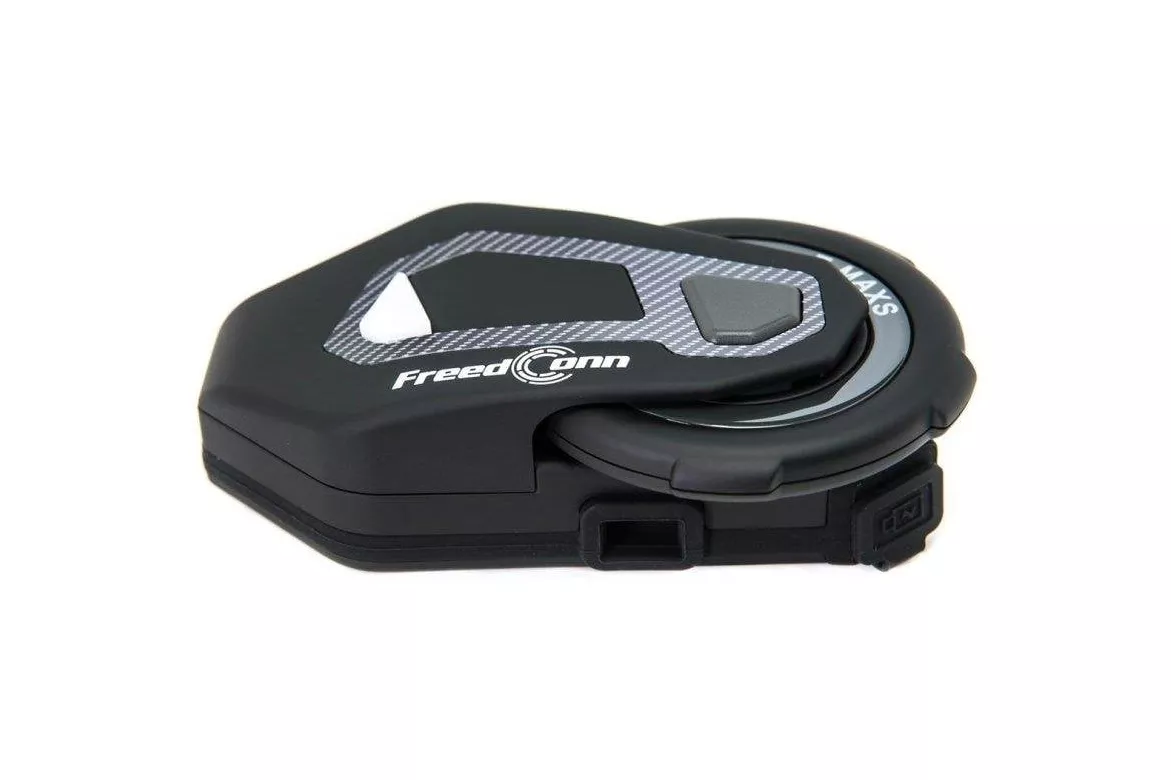 Auriculares Freedconn T-max S V4 Pro inalámbricos Bluetooth con reducción de ruido para moto, micrófono dual y radio FM, color negro