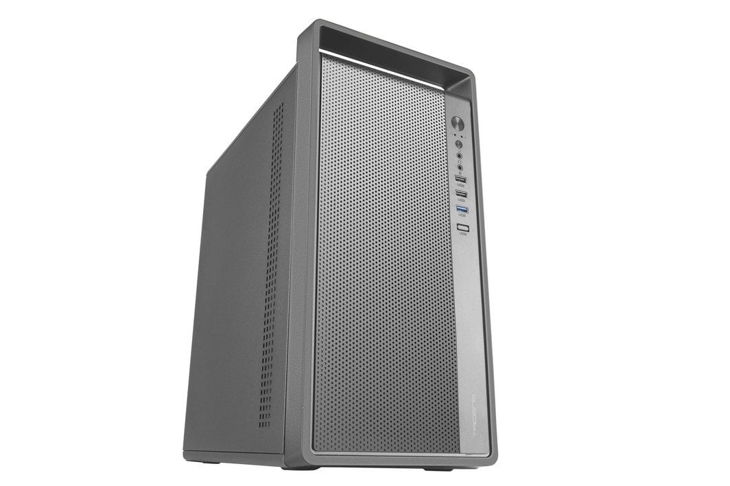 Mars Gaming MC-S1, Case PC Ultracompacte Micro-ATX, ARGB Front Lighting 12 Modes, FRGB Fan, Full Side Window Gaming Case, Ondersteunt Vloeistofkoelers tot 120mm, Roze