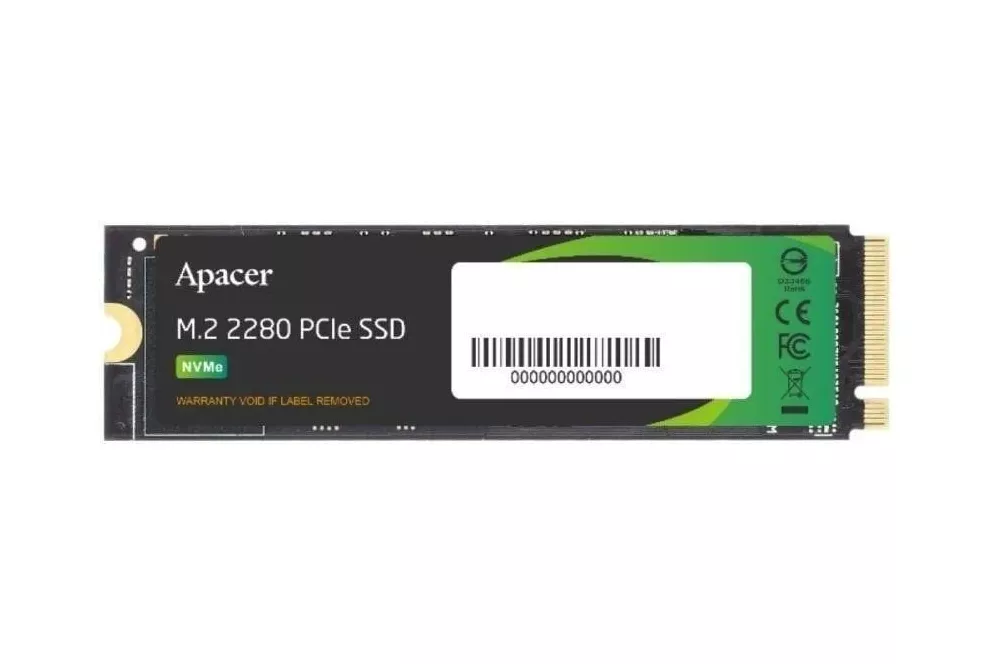 Apacer AS2280P4U 1TB SSD M.2 PCIe Gen3 x4 NVMe 3D NAND