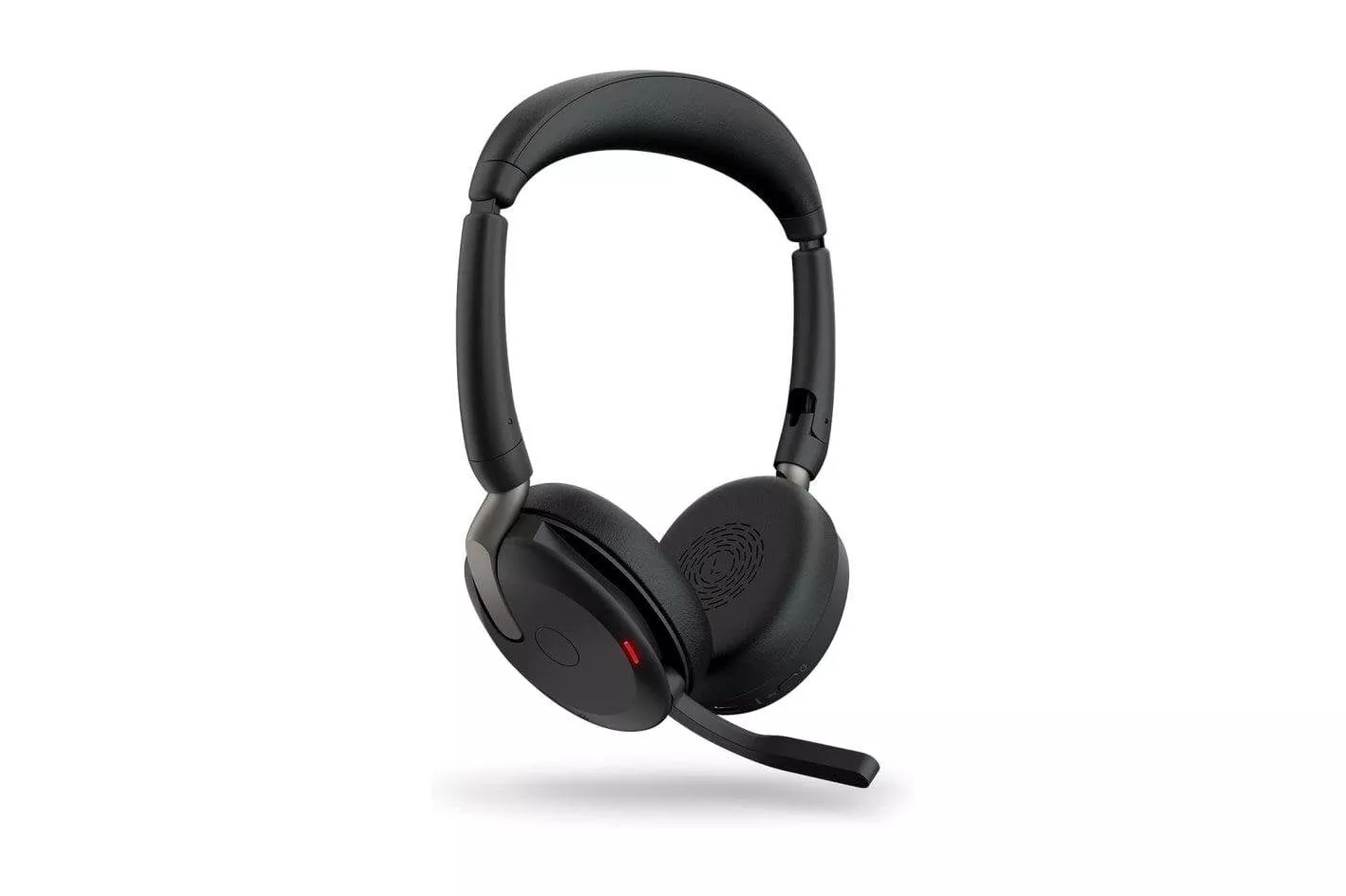 Auriculares Jabra Evolve2 65 Flex inalámbricos Bluetooth con Cancelación de Ruido, Micrófono Boom, diadema plegable para oficina y llamadas, negros