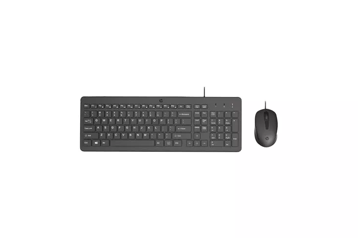 Combo Teclado/Ratón HP 150 USB Negro