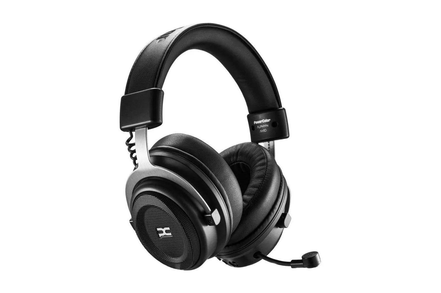 Auriculares PowerColor Alphyn Ah10 inalámbricos Bluetooth para llamadas y música color negro