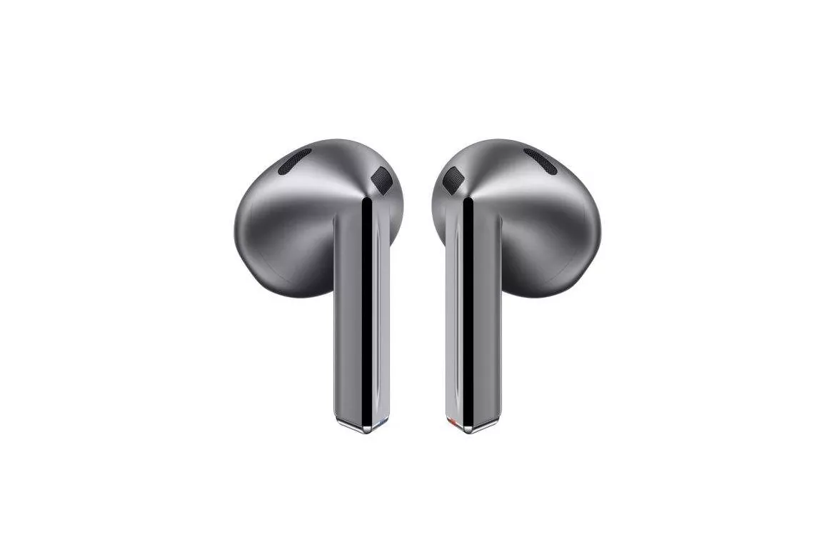 Auriculares Samsung Galaxy Buds 3 inalámbricos Bluetooth con Cancelación Activa de Ruido, resistentes IP57, control táctil, color plata